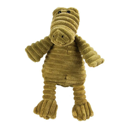 Corduroy Squeak & Chew Animal Toy – Perfect for Small to Large Dogs