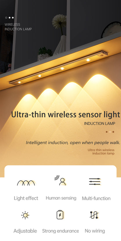 Smart Sensor LED Light – Sleek, USB-Powered, Auto-On/Off Design