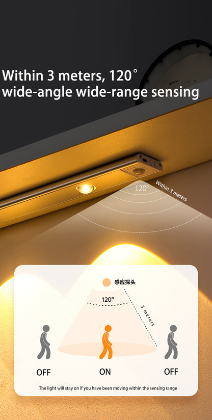 Smart Sensor LED Light – Sleek, USB-Powered, Auto-On/Off Design