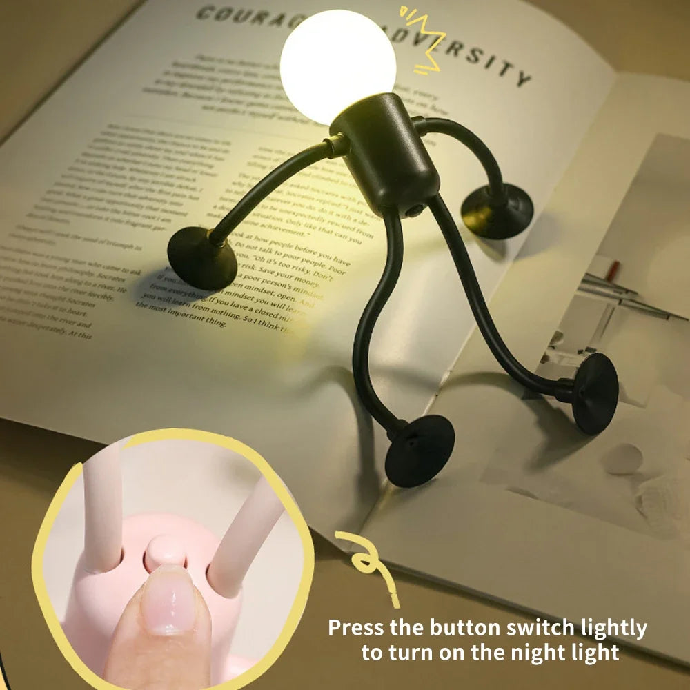 FlexiSport Night Lamp – Shape-Shifting Mini Light | Perfect Valentines gifts