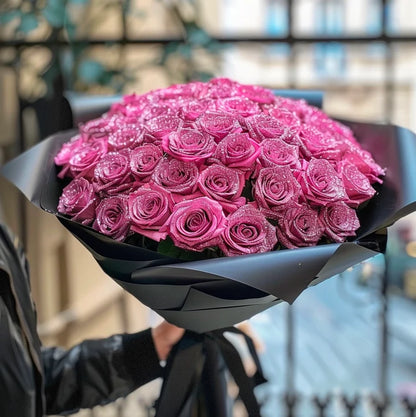 💕Glitter Rose Bouquet💕 - Best valentine's Day Gift to Love ONE (Never Wither)♡