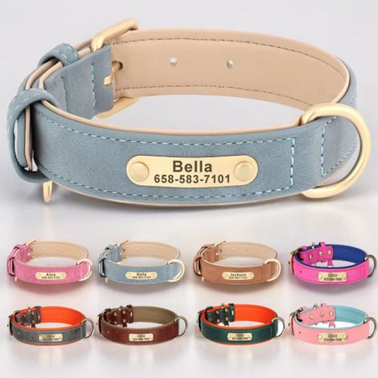 Stylish, comfy, and personalized – add your pup’s name & your contact for proud dog parents!