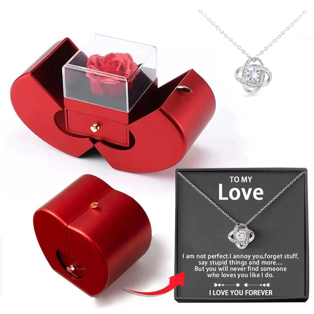 Everlasting Love Rose™ Necklace Gift